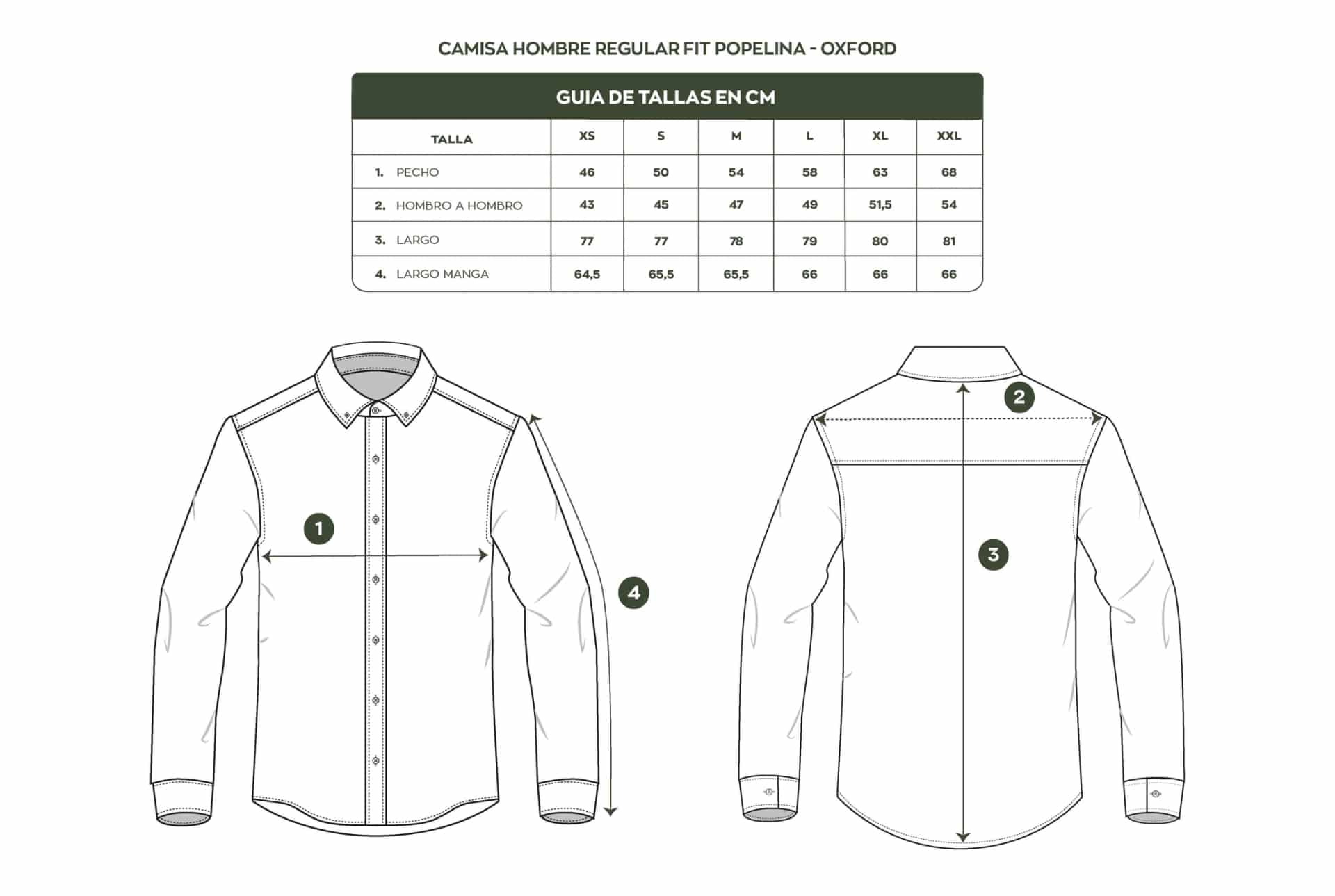 Camisa Antiarrugas Oxford Blanco Logo Sage - Talla Regular - miniatura 11