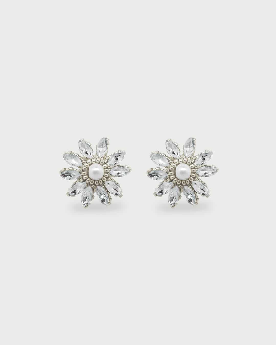 Aretes Pétalos Cristal - miniatura 2