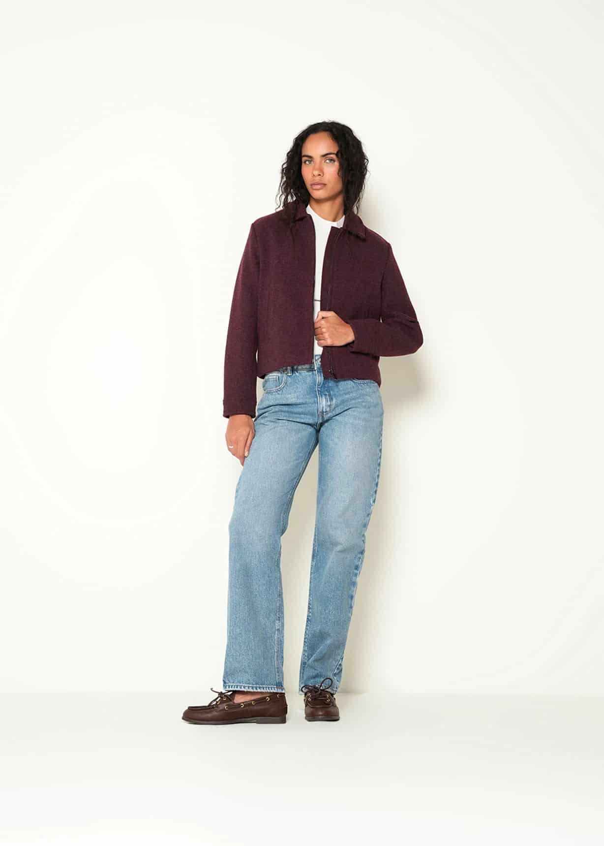 Chaqueta manga larga cuello clásico - miniatura 2