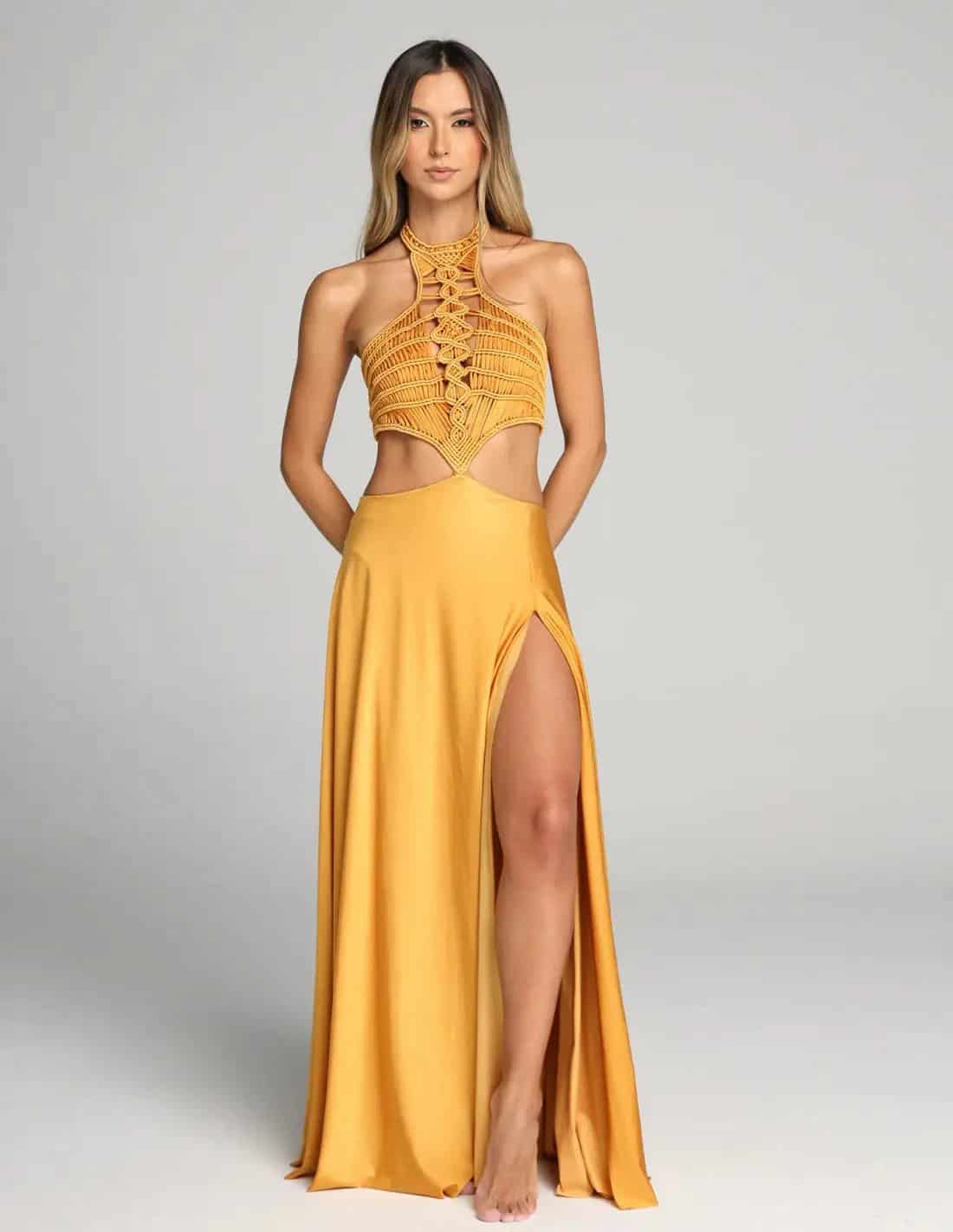 Falda Ventus Gold Mustard - miniatura 1