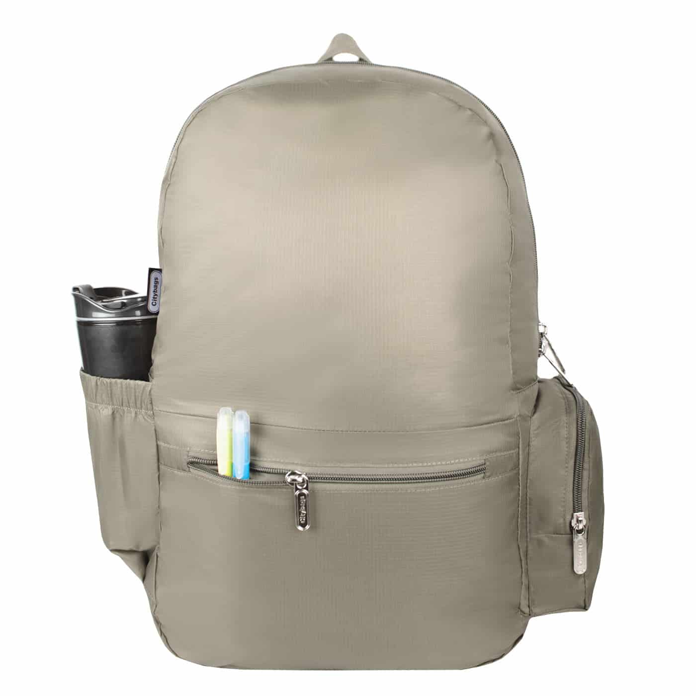 Morral Plegable Citybags Beige - miniatura 4