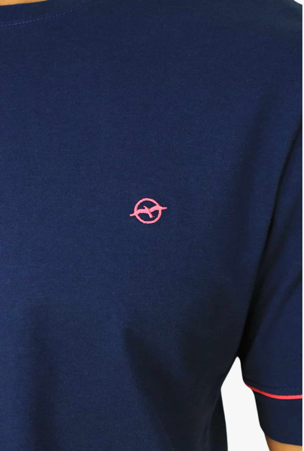 Camiseta Azul Para Hombre DMTSOUT02 - miniatura 3