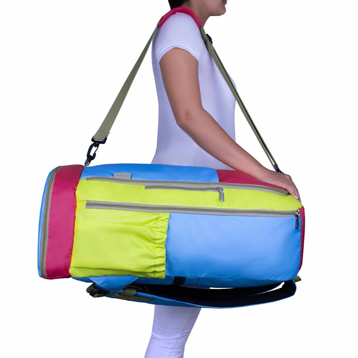 Morral Aventura ULTRA Plegable Estampado Neon Citybags Multicolor - miniatura 7