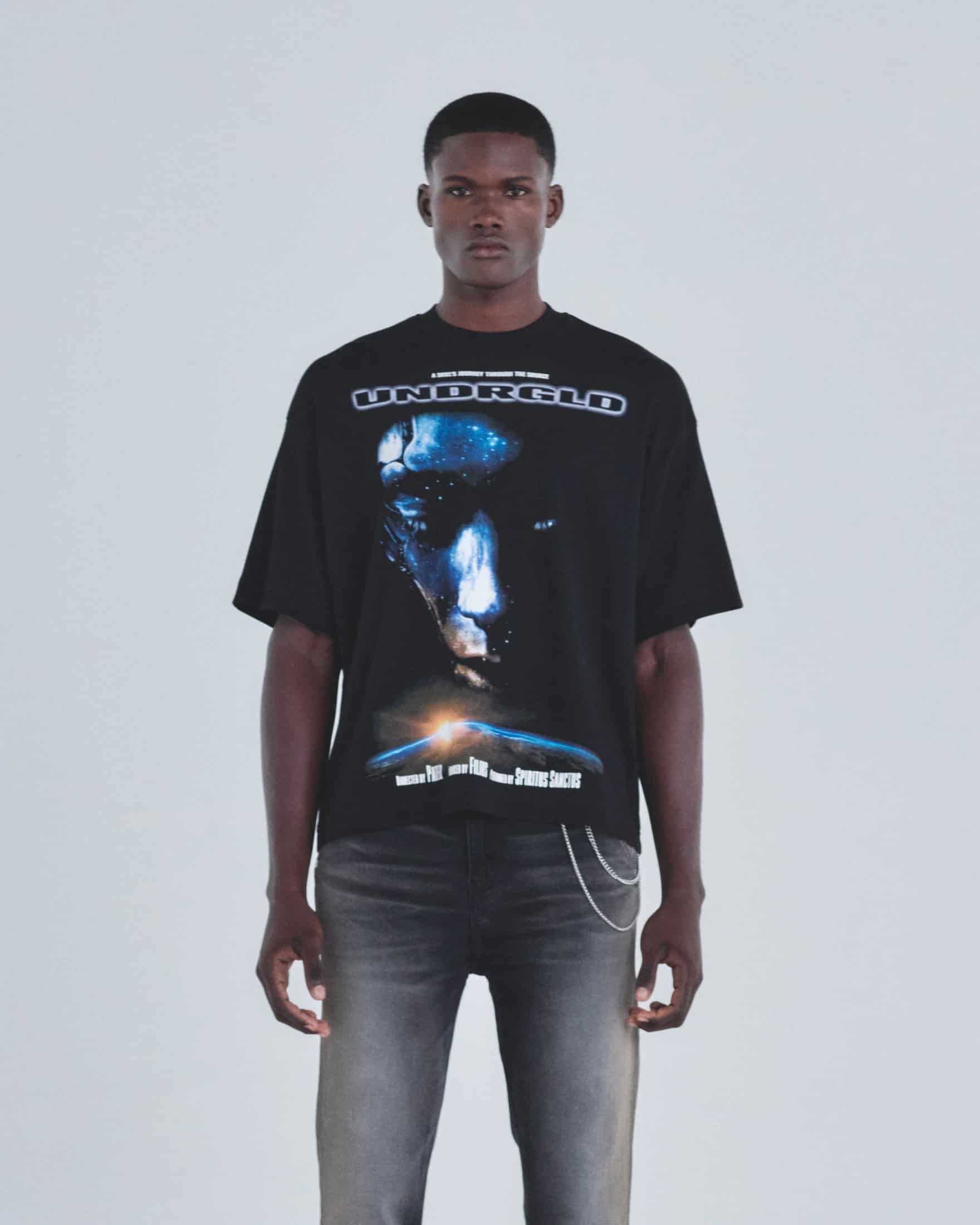 Holy State Journey Boxy Fit Tshirt Black - miniatura 2