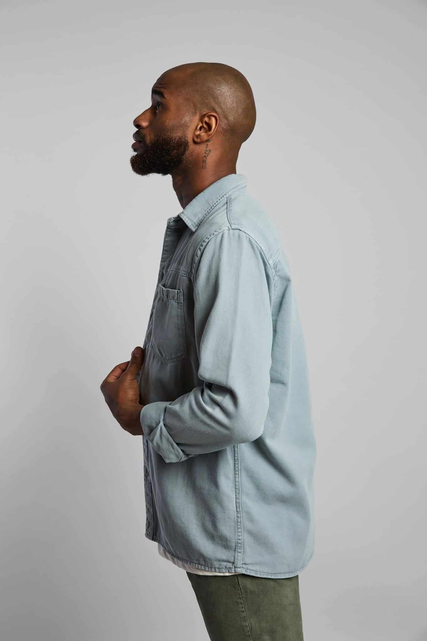 Sobrecamisa azul claro - miniatura 8