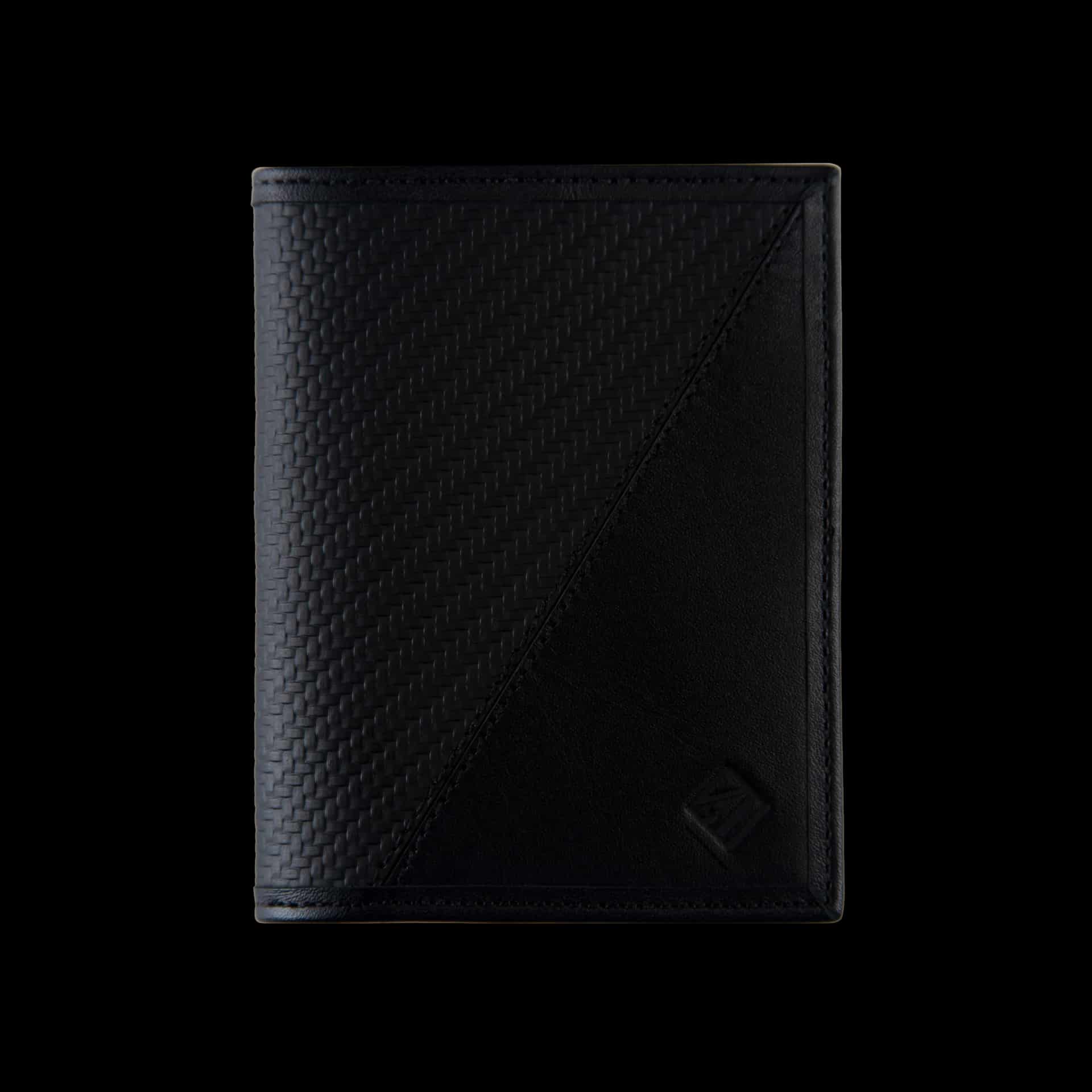 Billetera Compact con Clip (Carbono-Negra-Roja) — Con Grabado de Iniciales - miniatura 3
