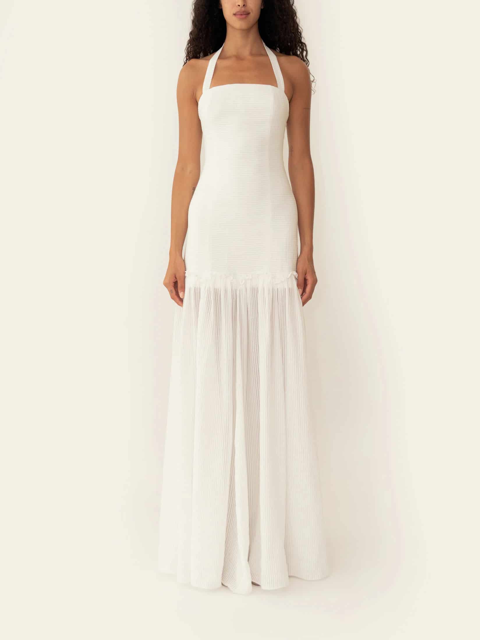 MARIA DRESS IVORY - miniatura 2
