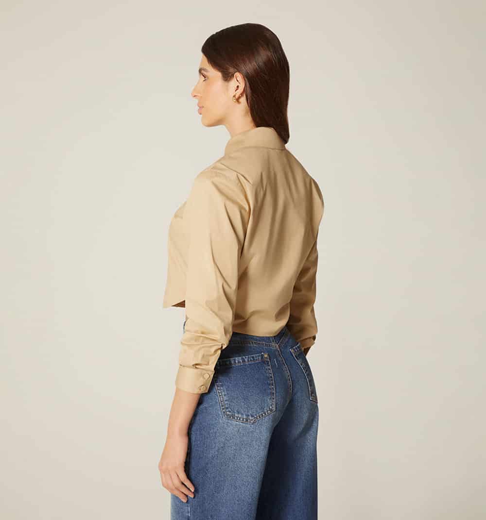Blusa camisera boxy manga larga - miniatura 12