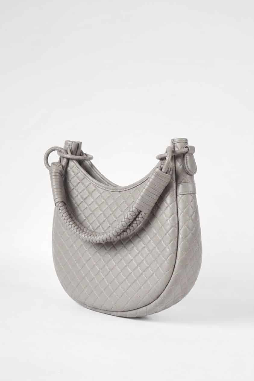 Saddle Shoulder Bag, Marble Gray - miniatura 2