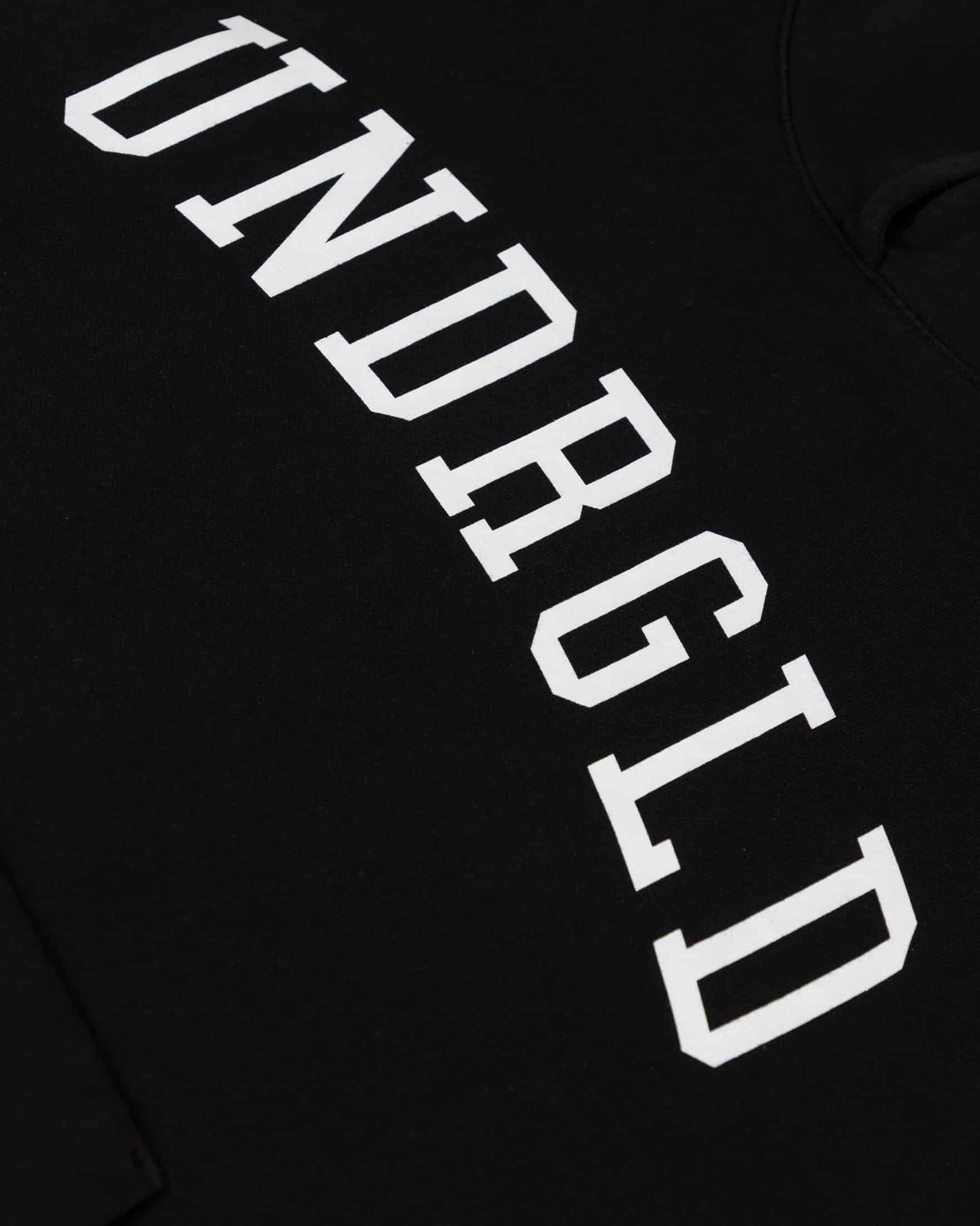 Hoodie Line Varsity UNDRGLD Boxy Fit Black - miniatura 4