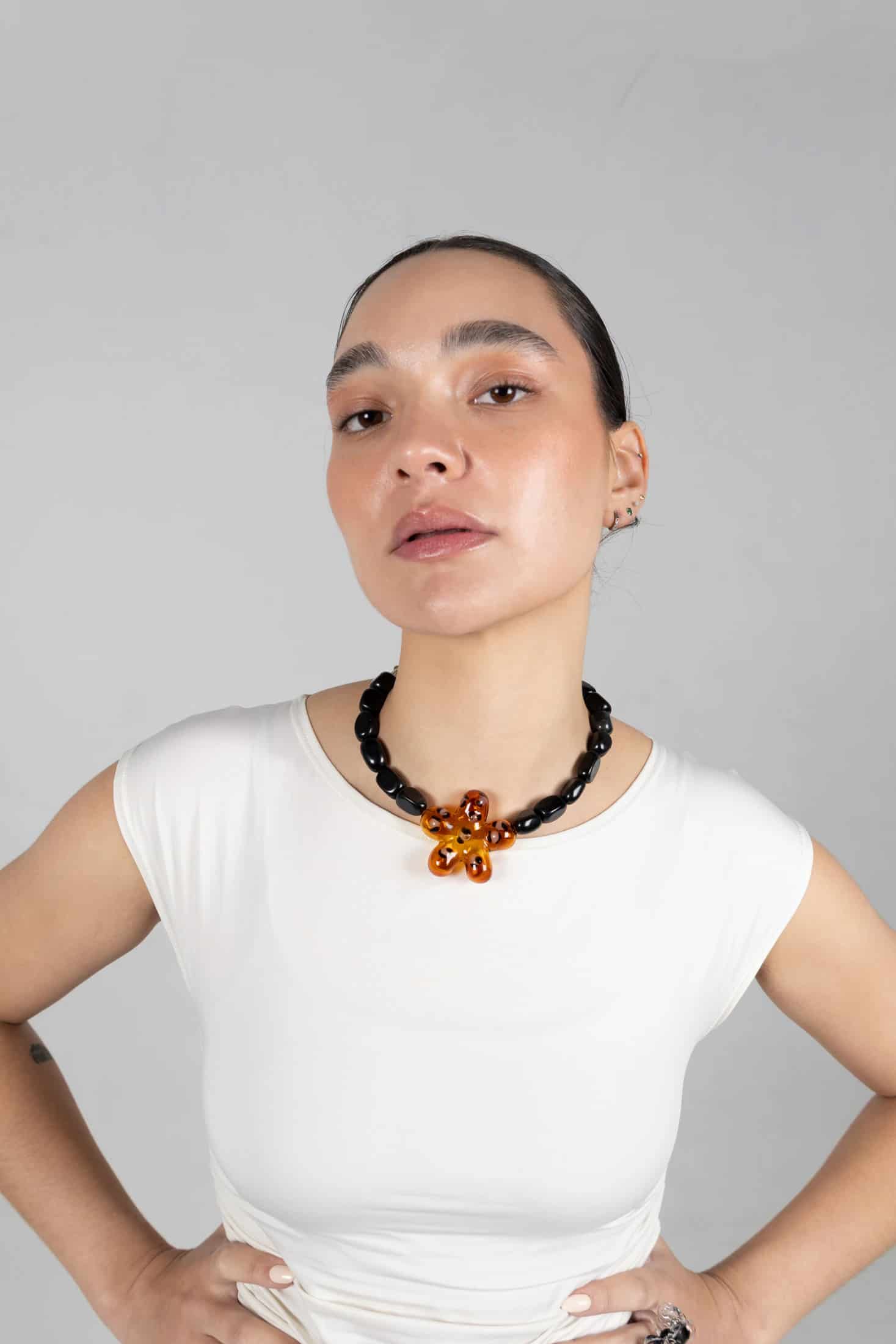 Collar flor jaguar - miniatura 3