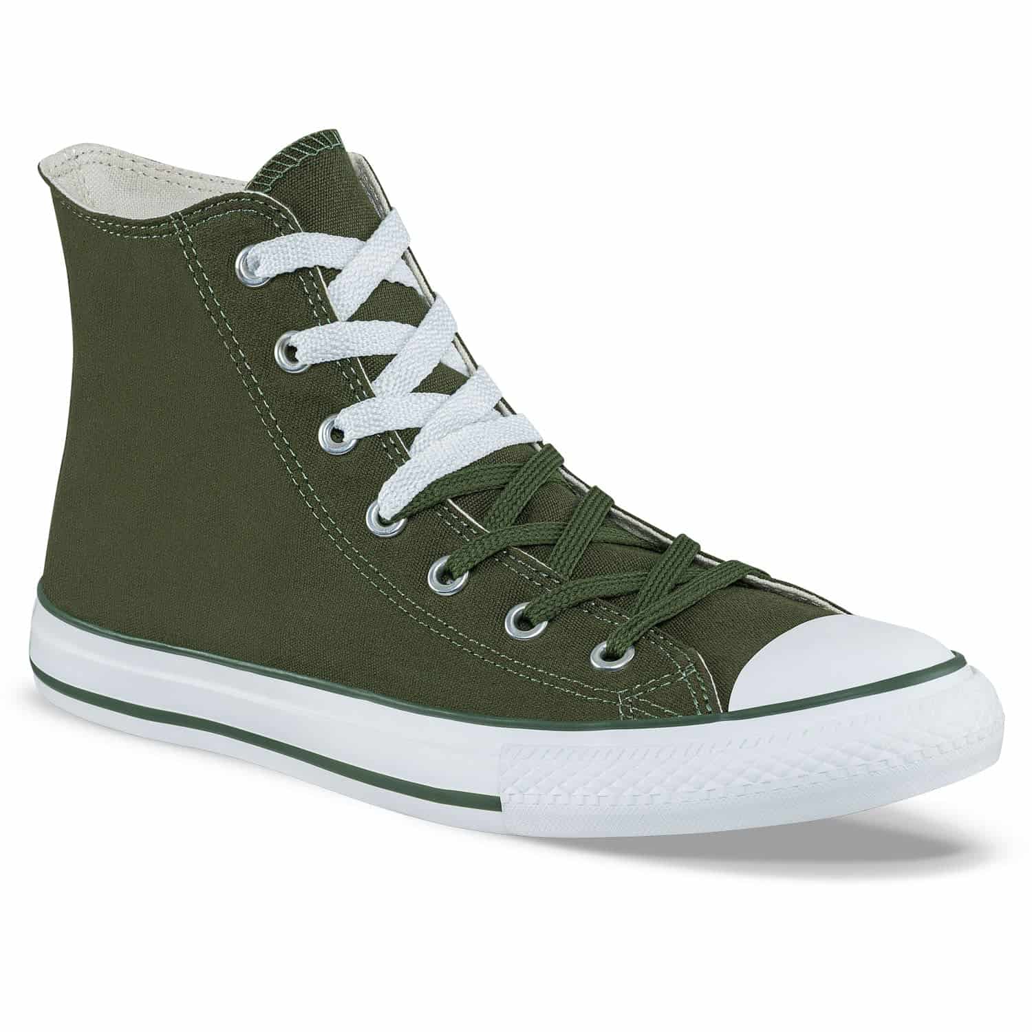 Botas Casuales Discovery Alto Verde Oliva Croydon Unisex - miniatura 1