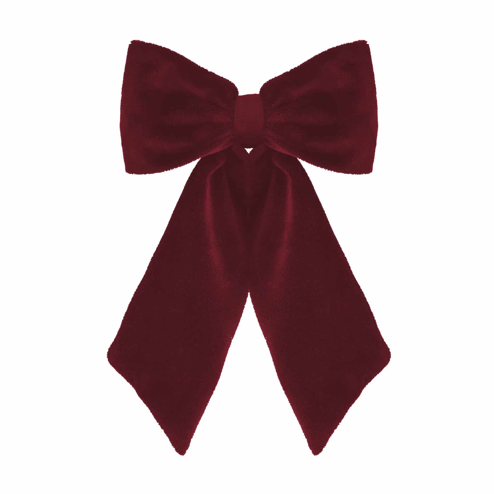 Paulina Bow Burgundy - miniatura 1