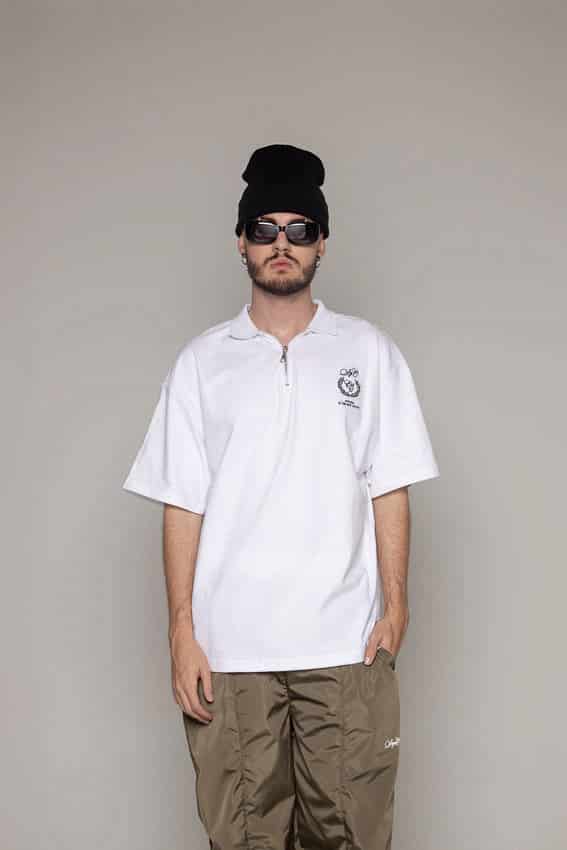 Polo Oversized The Art-Blanca - miniatura 1
