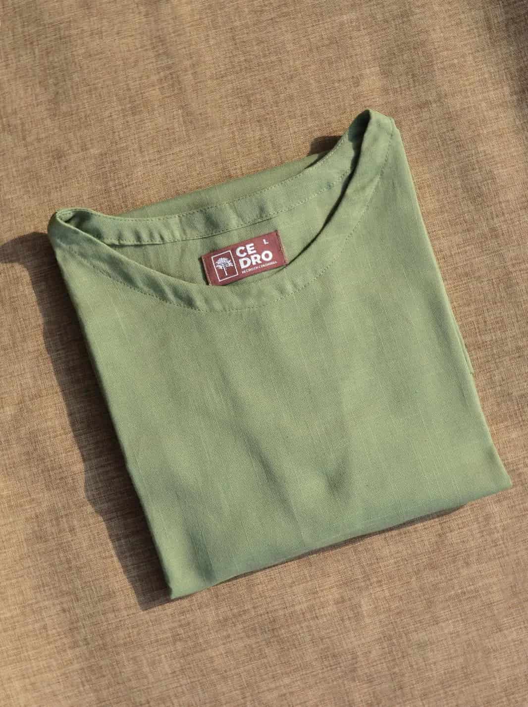 CAMISETA LINO ALGODÓN - miniatura 2