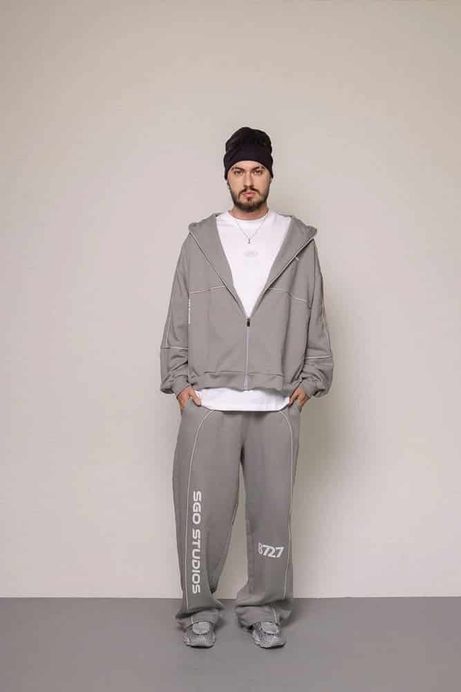 Sudadera 8727 Sgo-Gris - miniatura 4