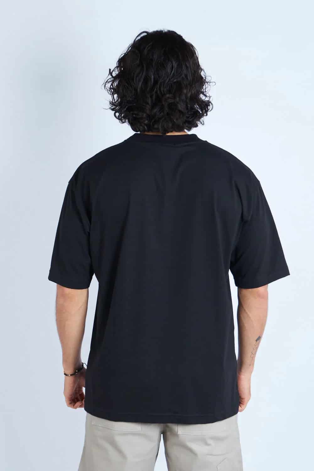 CAMISETA OVERSIZE NEGRA [DROP 0:0] - miniatura 3