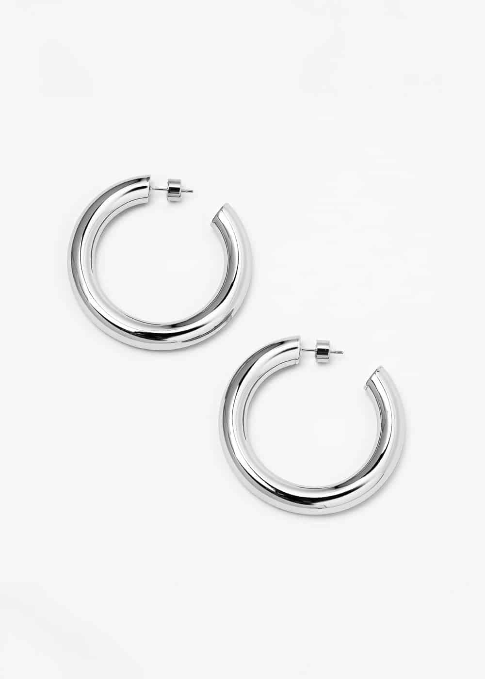 Chunky Hoops Plateado - miniatura 2