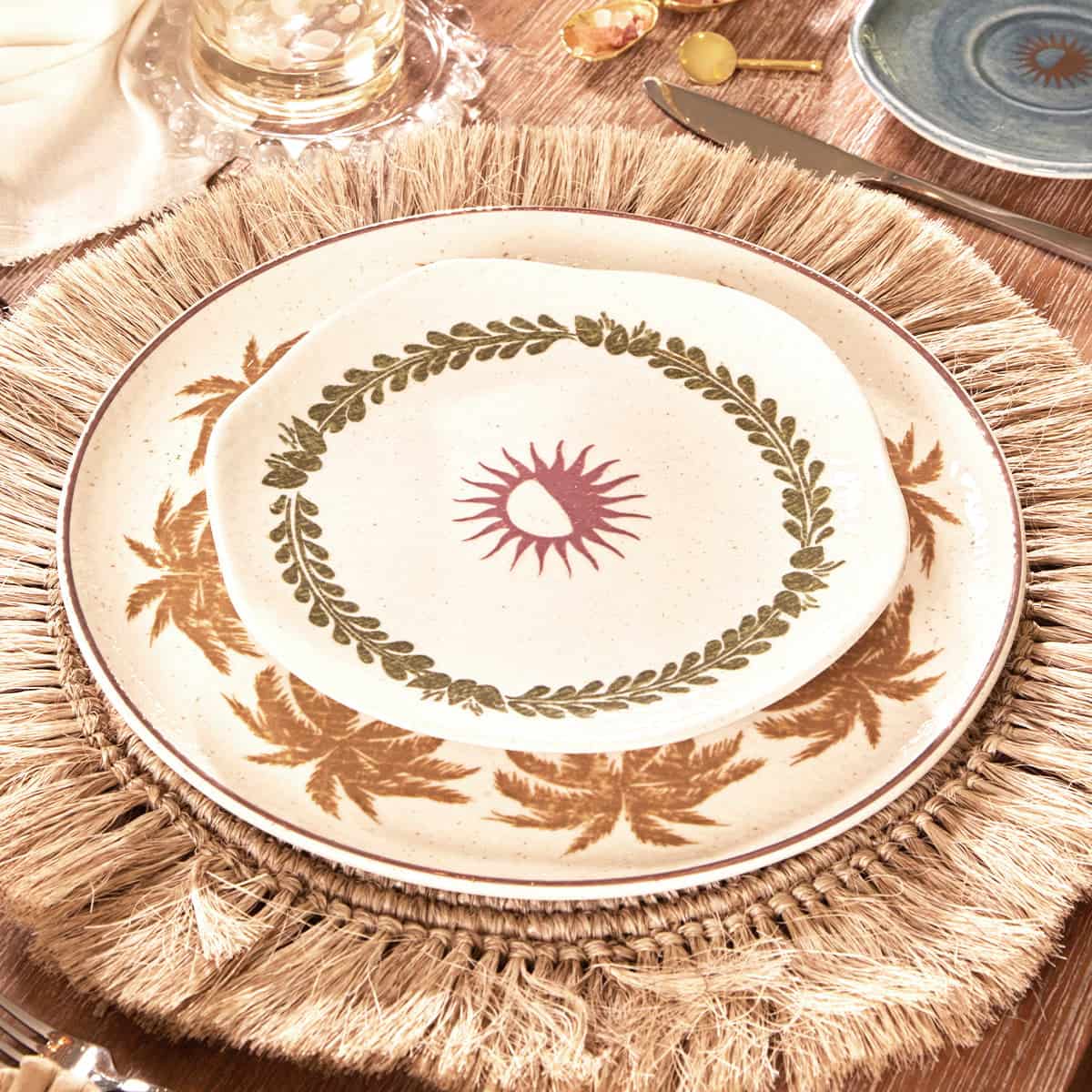 Plato Postre 19.8cm Sol Corona x Malai - miniatura 2