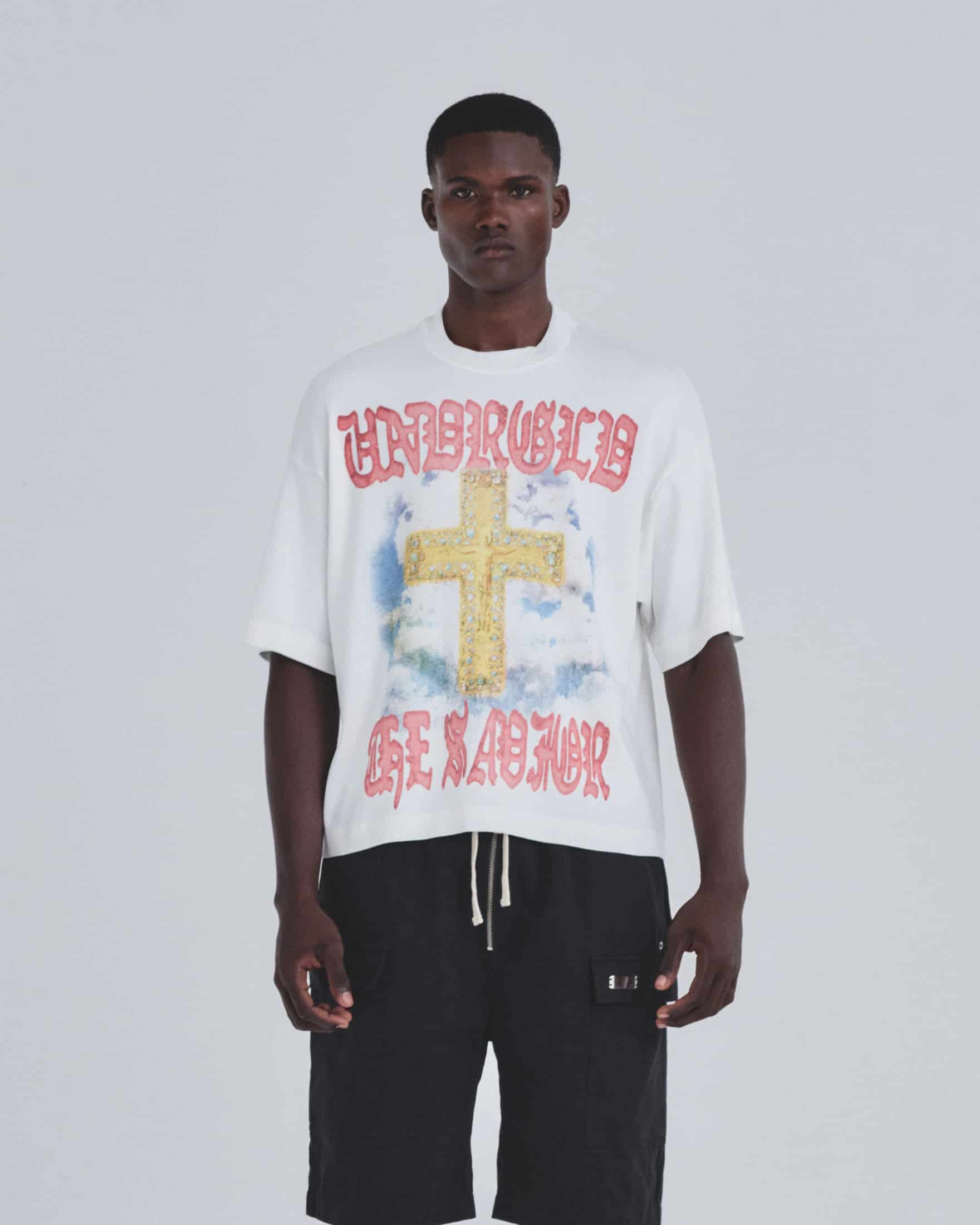 Holy State The Savior Boxy Fit Tshirt White - miniatura 2