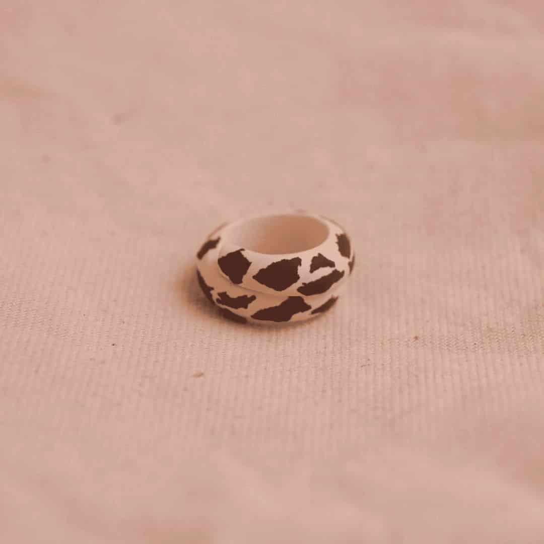 Anillo Bold Cow Print - miniatura 3