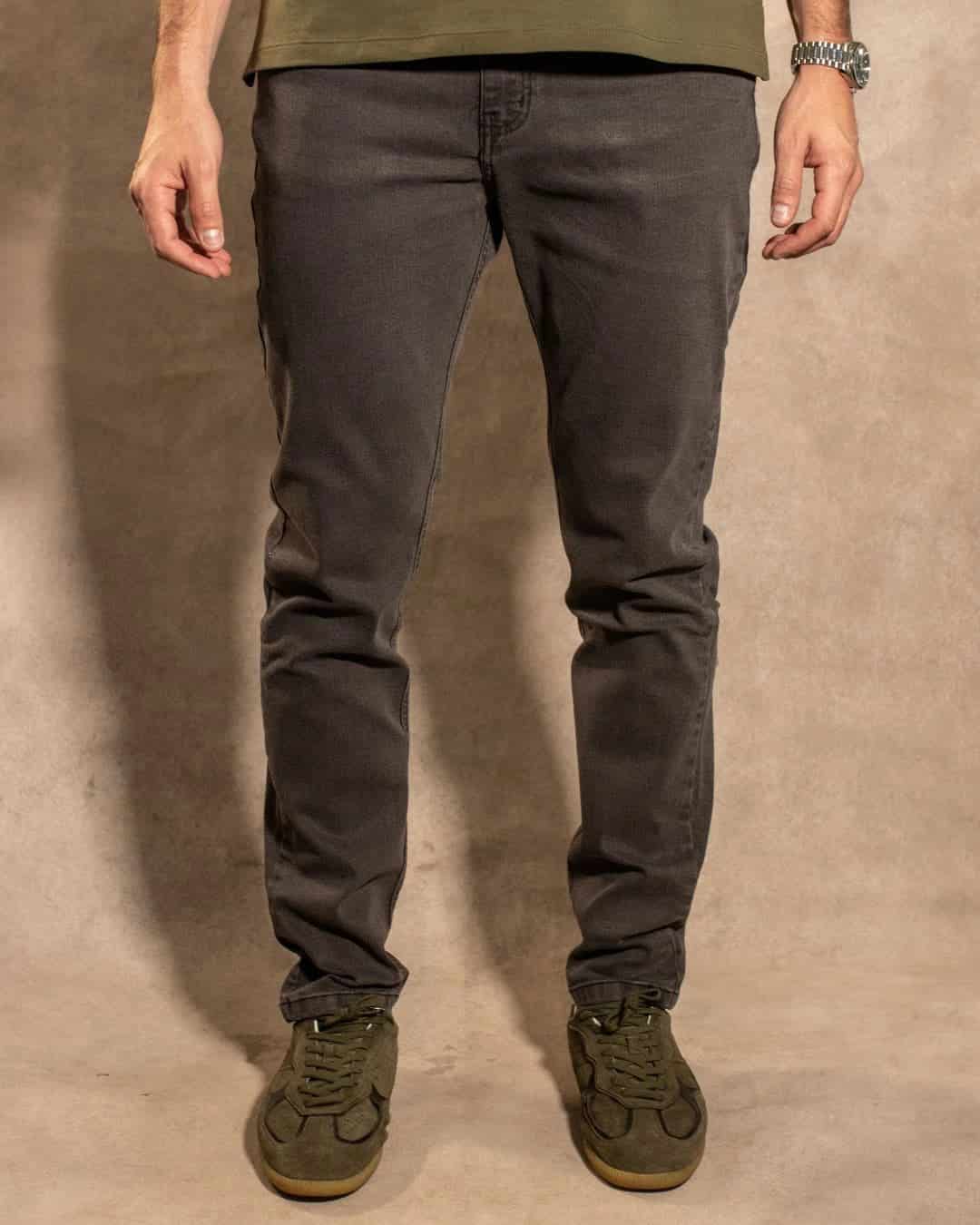 Jean Elastico Gris Oscuro - Slim Fit - miniatura 3
