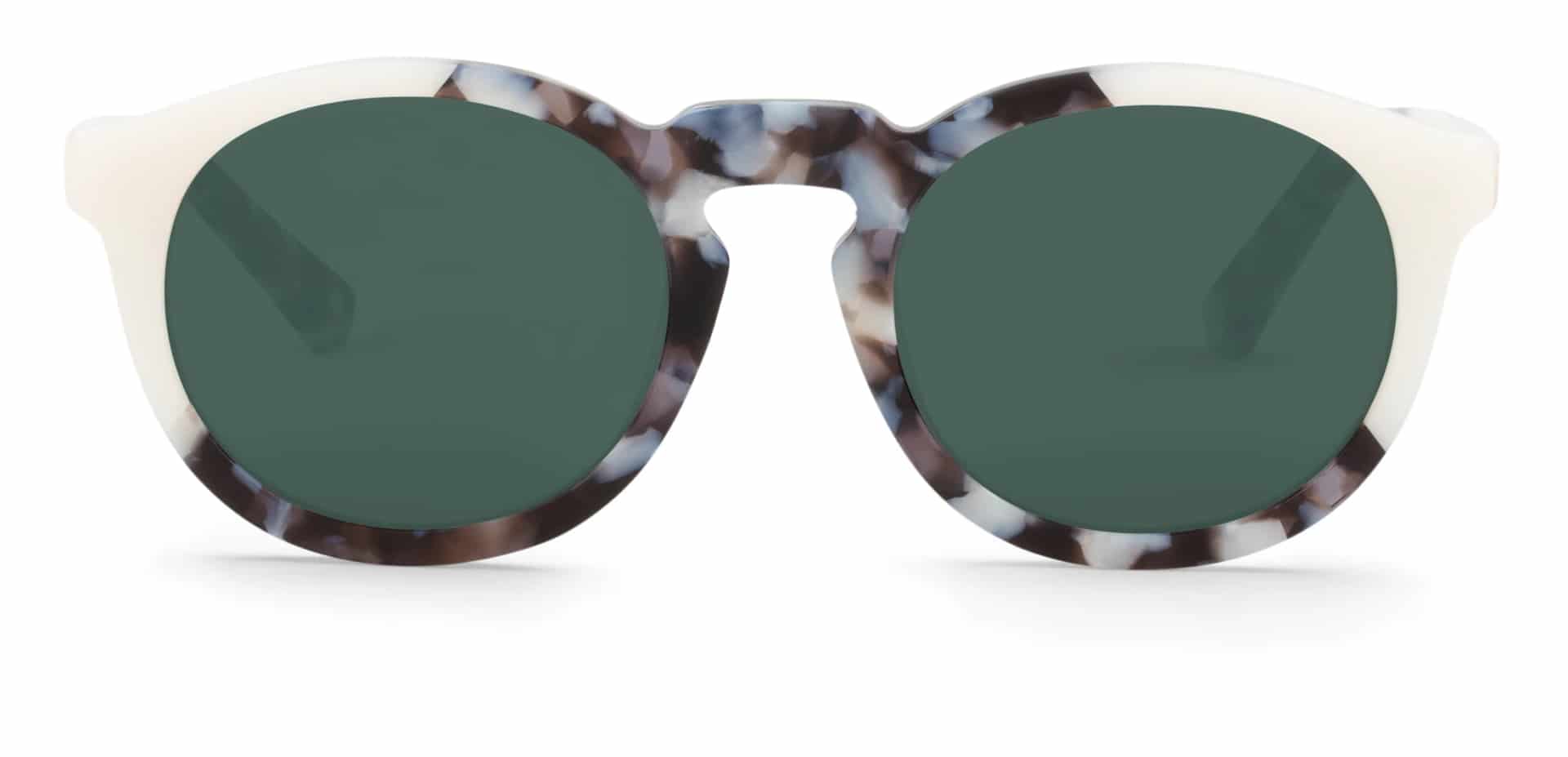 CREAM/ ASH TORTOISE JORDAAN WITH CLASSICAL LENSES - miniatura 1