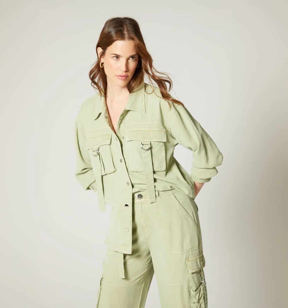 Bluson camisero, bolsillos utilutarios, - miniatura 6