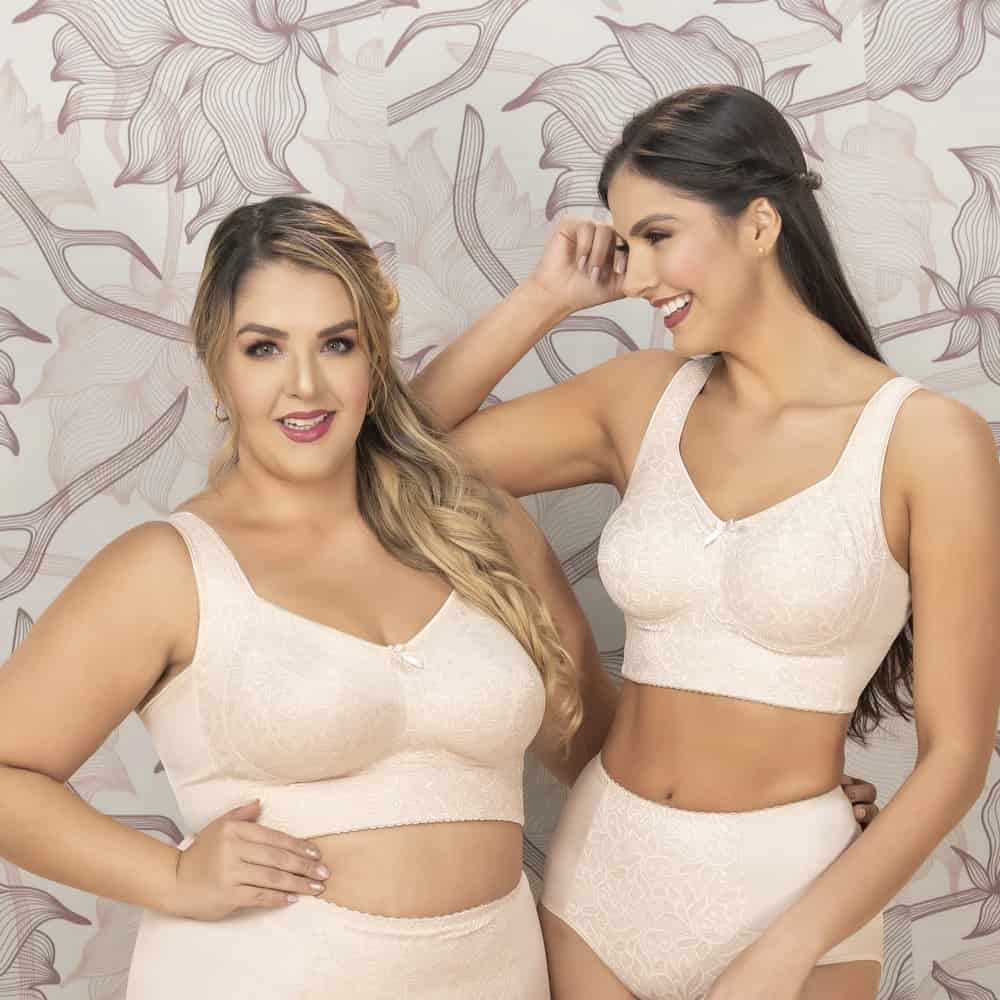 Brasier Clásico en Blonda con Tira Acolchada y Espalda Ancha - miniatura 9