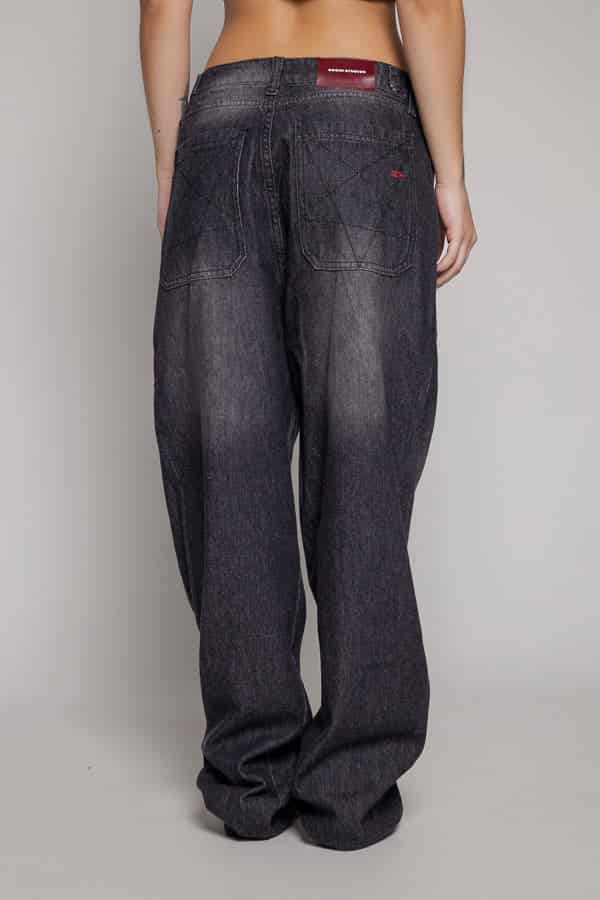 Baggy Remainder Dama Stone-Negro - miniatura 7