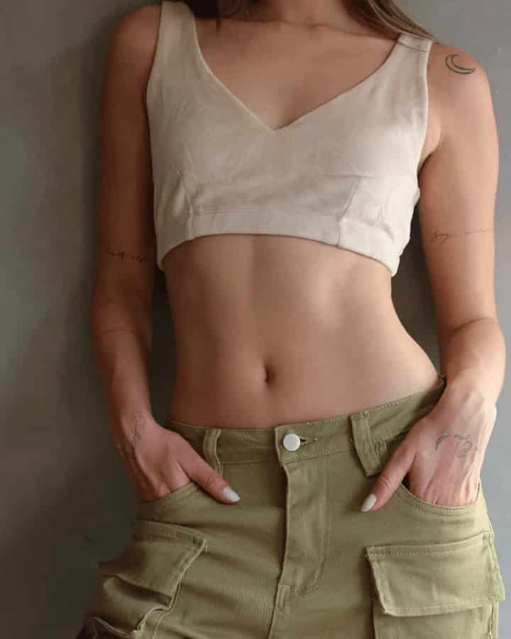TOP TERCIOPELO AURA NUDE - miniatura 6