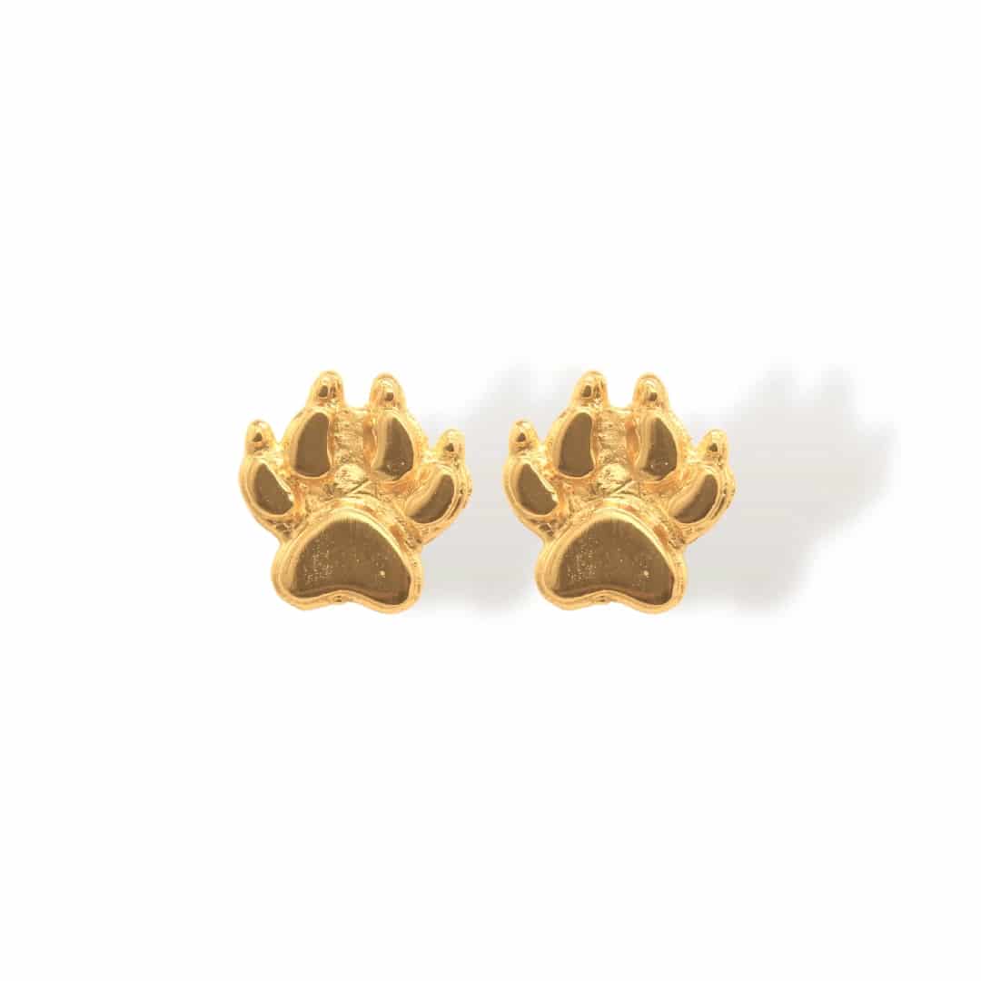 Aretes de huella de gato - miniatura 2