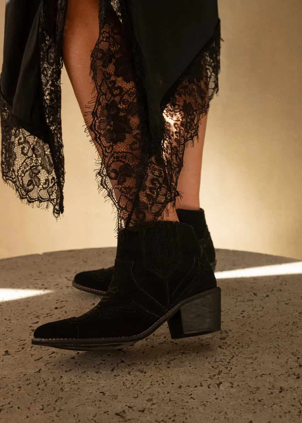 Botas Oeste Negro - miniatura 6