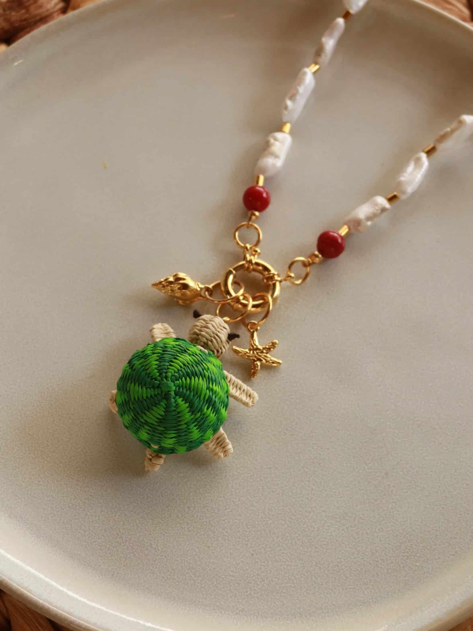 Senda Necklace Pearl + 3 Removable Charms - miniatura 6