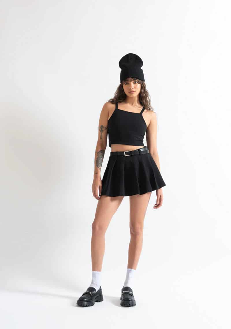 Monclair black crop top - miniatura 10