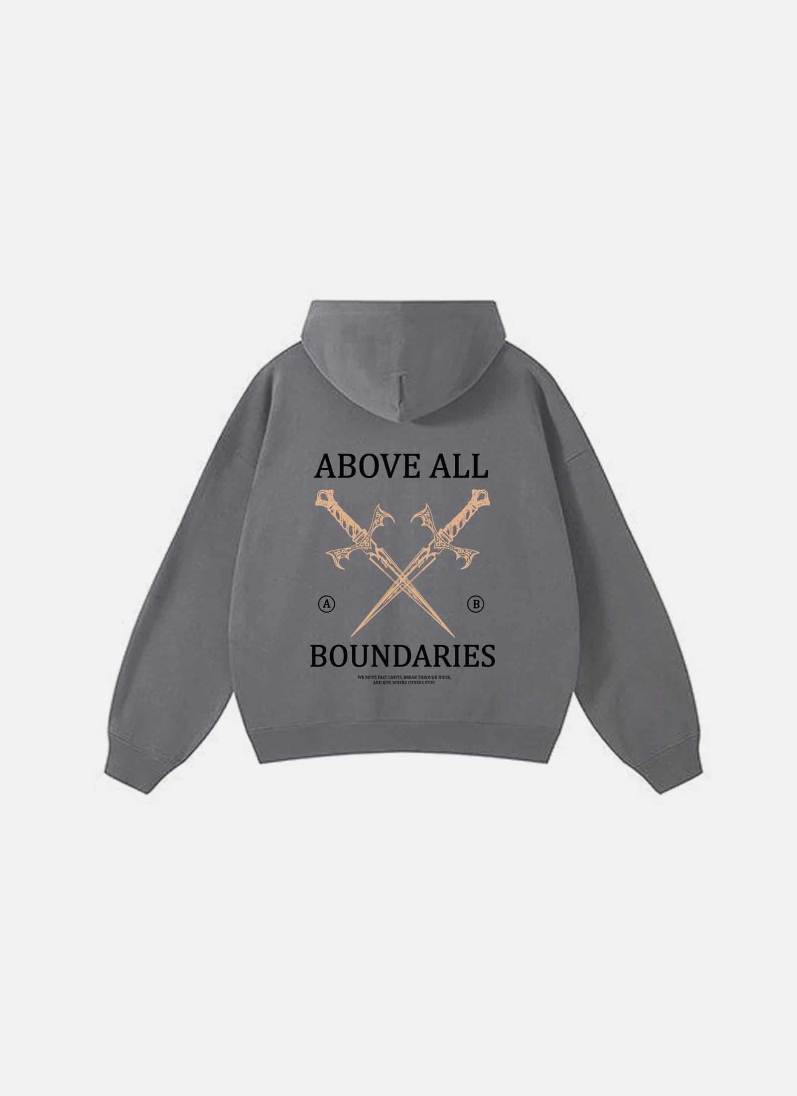 Boundaries Hoodie Grey - miniatura 1