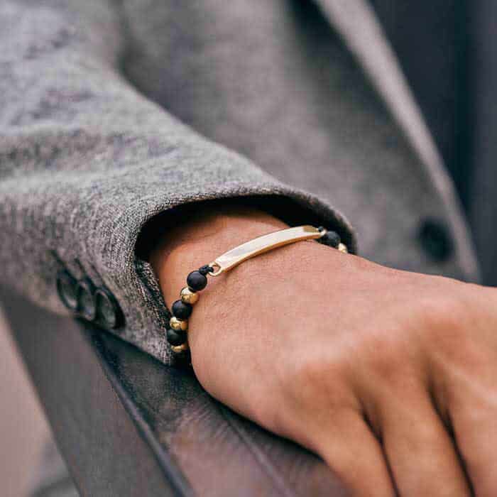 Pulsera Intercalada Placa - miniatura 3