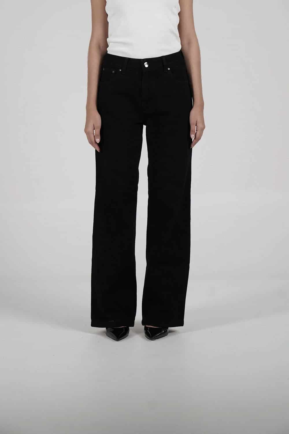 Double Star Black Jeans (Hot Pink) - miniatura 3