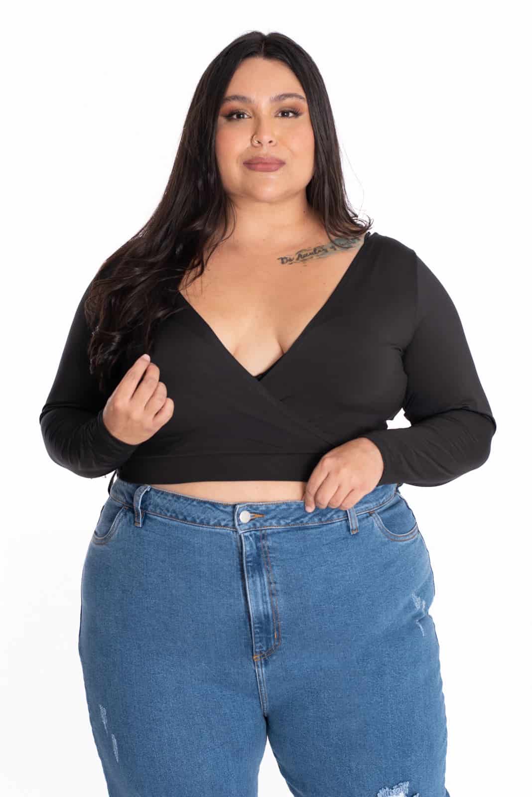Crop Top Molly Negro - miniatura 7