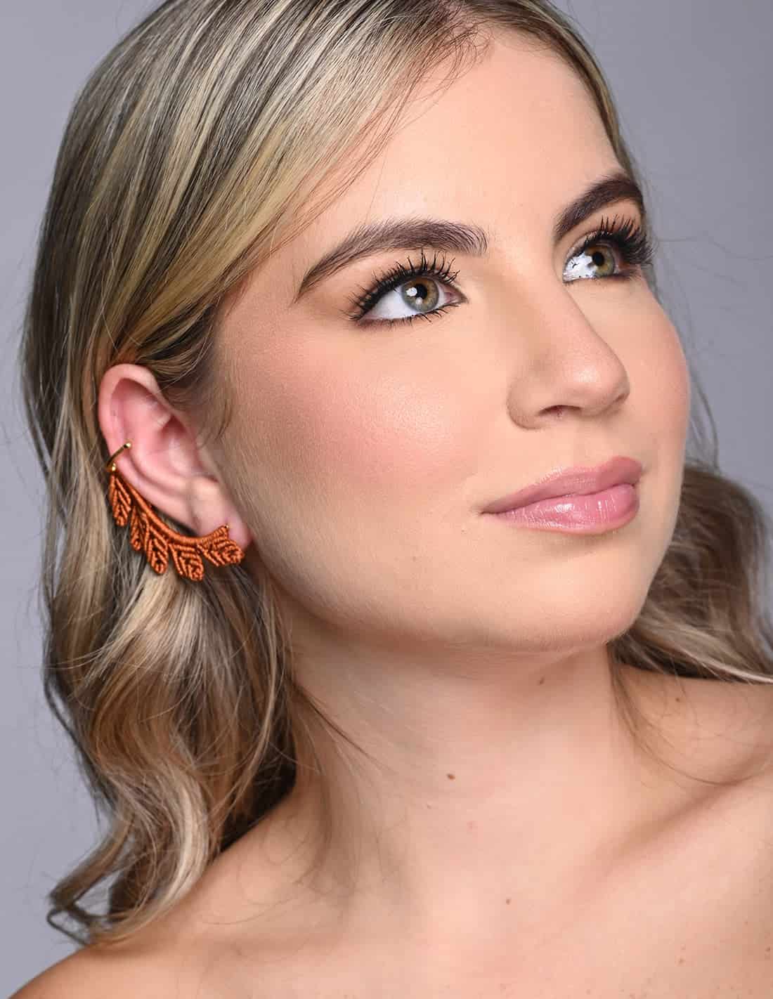 Ear Cuff Regal Café - miniatura 1