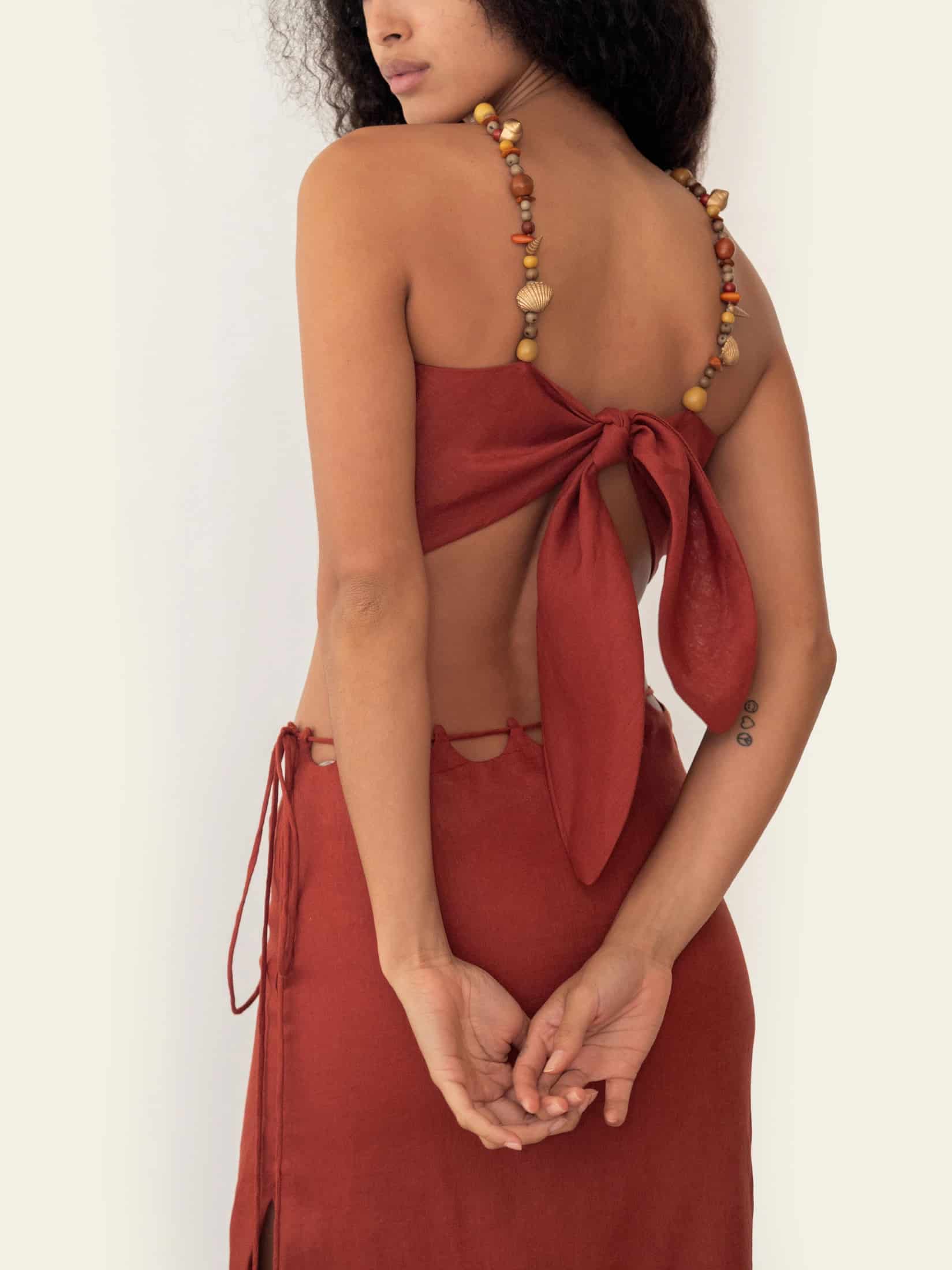 GIANA TOP SUNSET ORANGE - miniatura 4