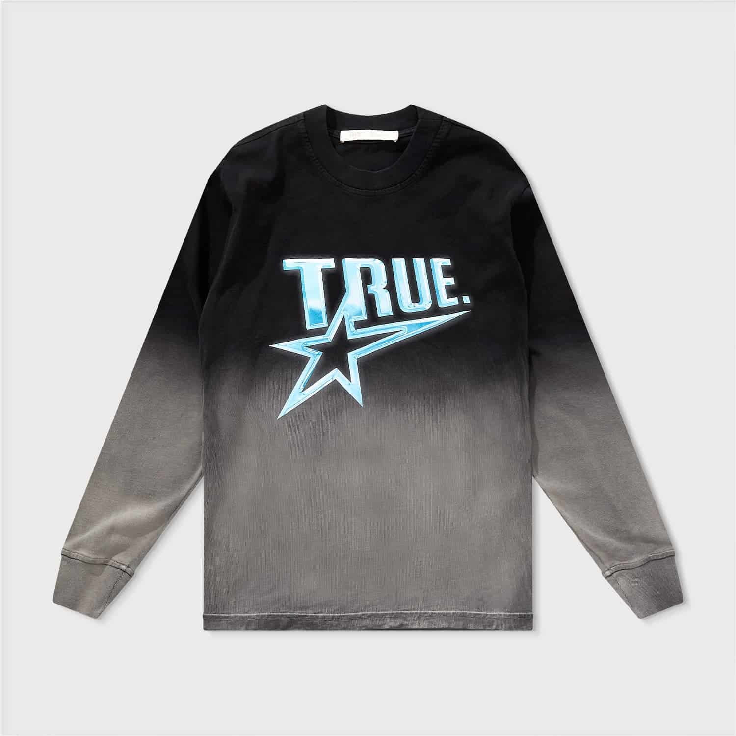 Chrome Long Sleeve Tee - Black/White - miniatura 1
