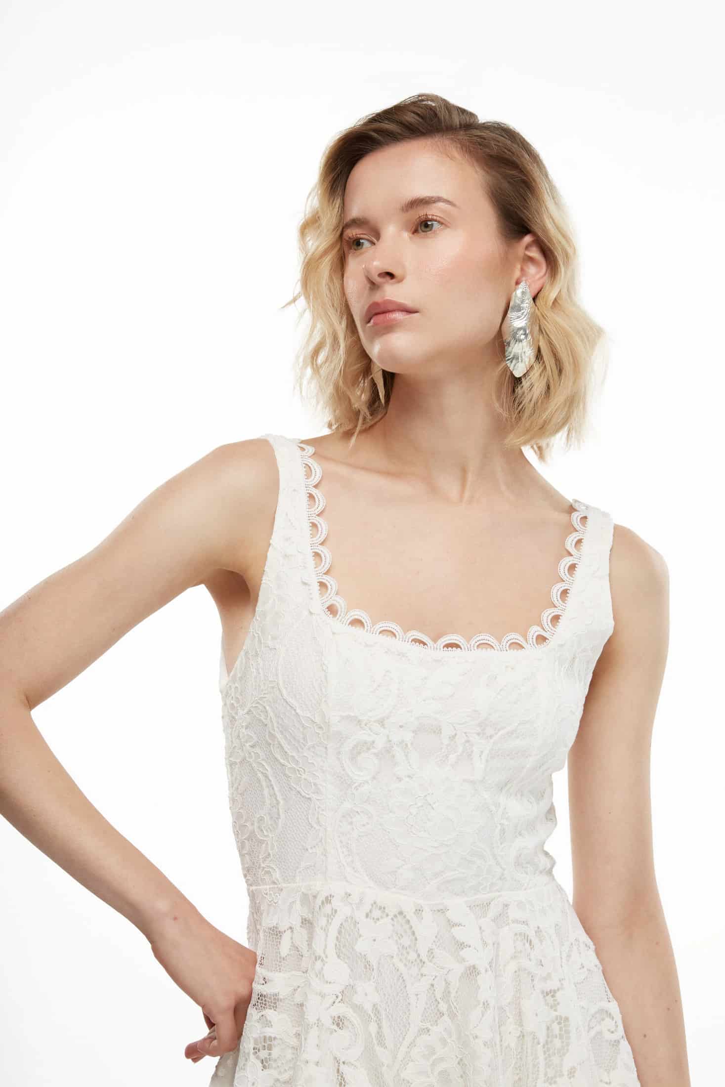 HAVANA MINI DRESS WHITE - miniatura 4