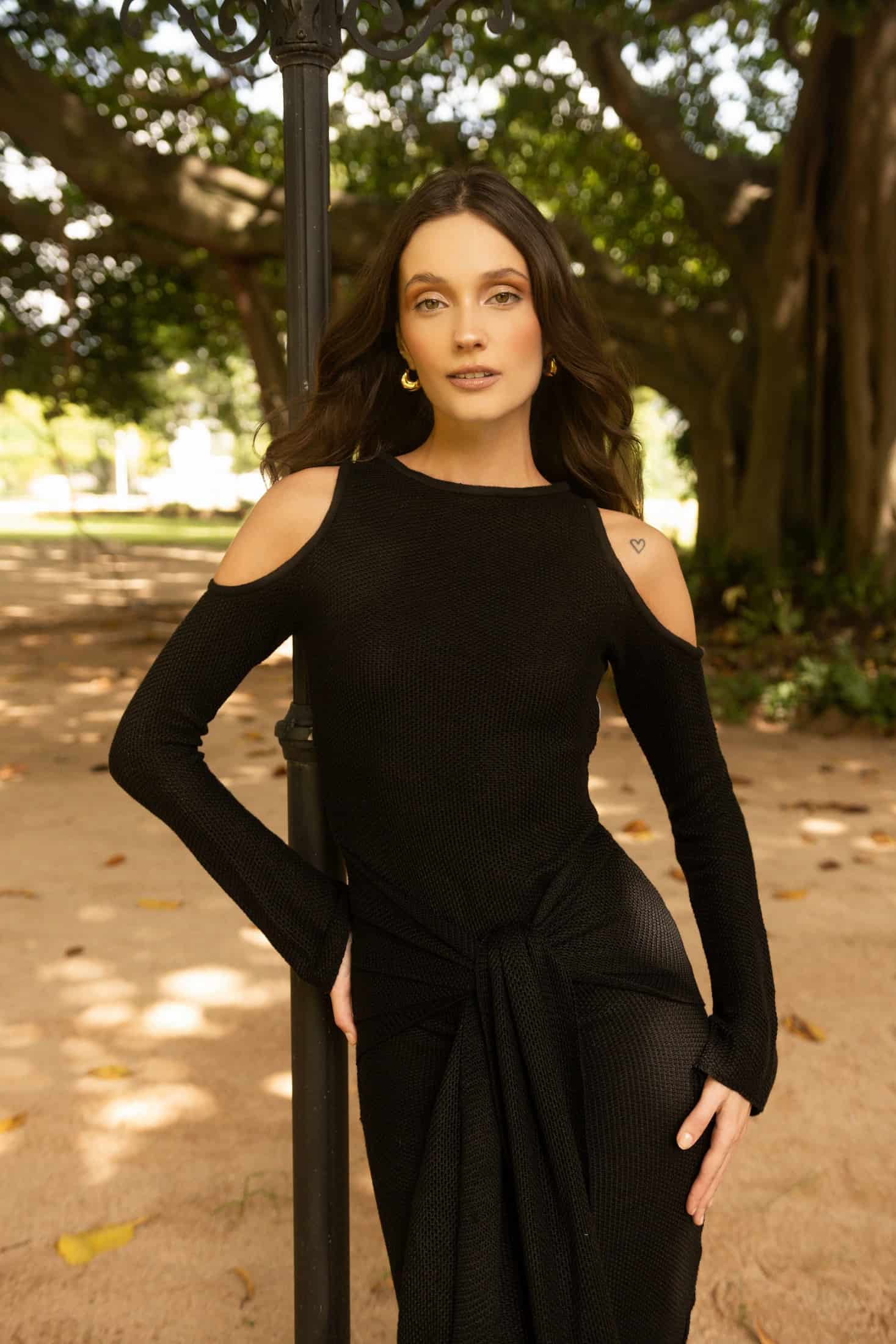 VESTIDO VOLVER AL VALLE - BLACK - miniatura 6