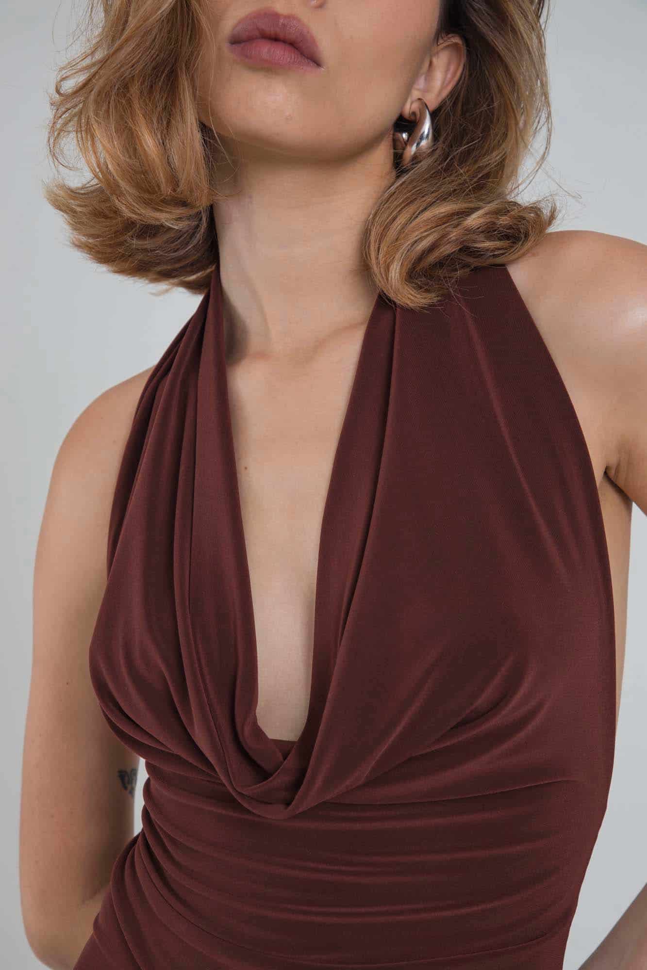 OPHELIA BROWN TOP - miniatura 7