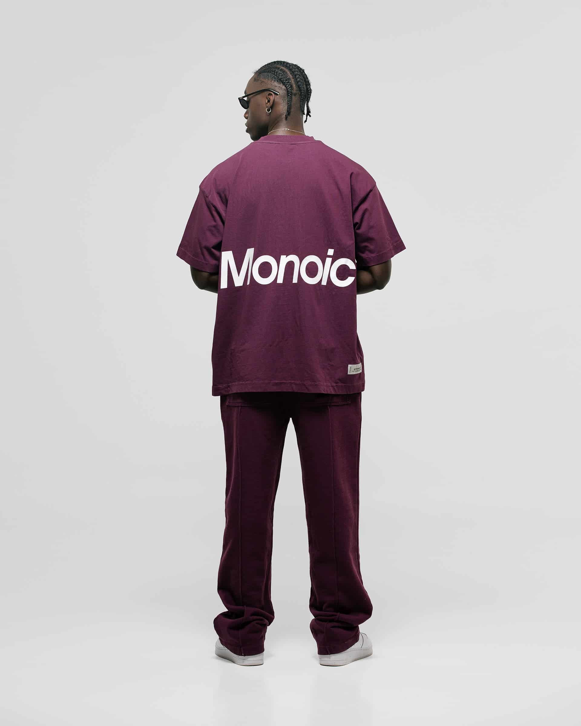 Camiseta Logo Oversized V3 - Burgundy - miniatura 3