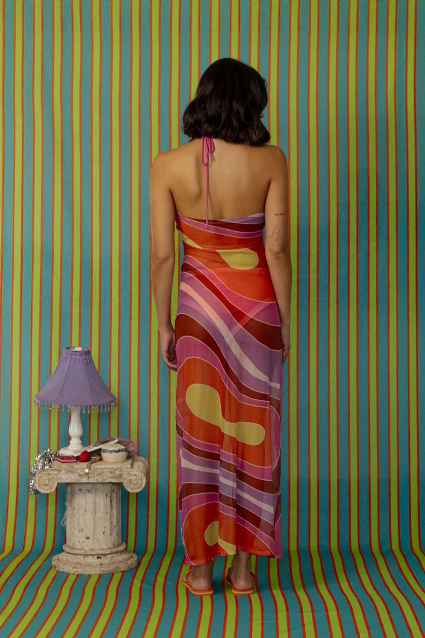 Aura Mesh Dress - miniatura 2