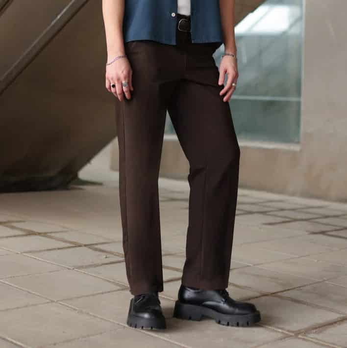 Pantalón Relaxed Fit Cafe PT050 - miniatura 1