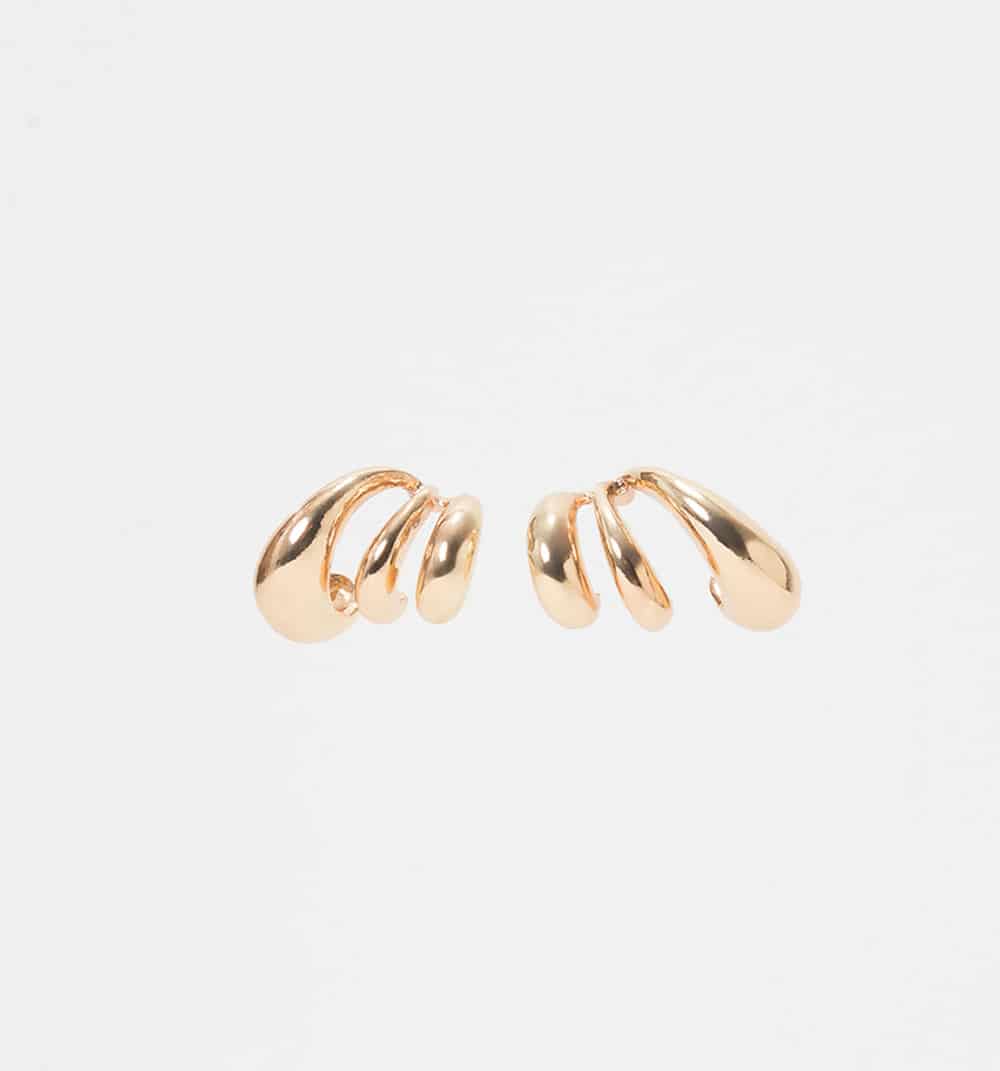 Aretes triple gota - miniatura 3