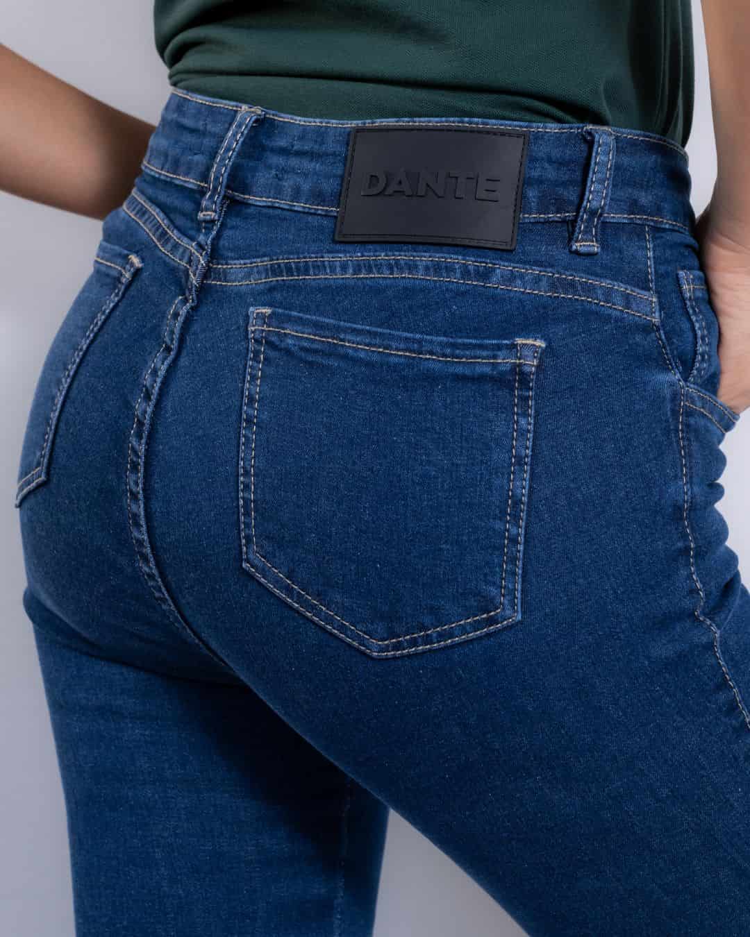 Jean Elastico Skinny Azul Navy - miniatura 2